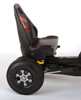 Voiture de course Volare Go Kart - Garçons - Grand - Pneus - Noir