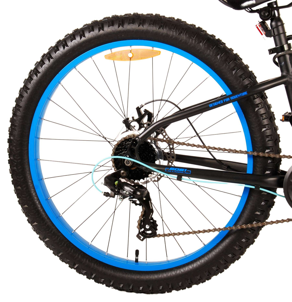 Volare Gradiente Bicicleta para niños - Niños - 26 pulgadas - Black Blue - 7 Velocidad - Colección Prime