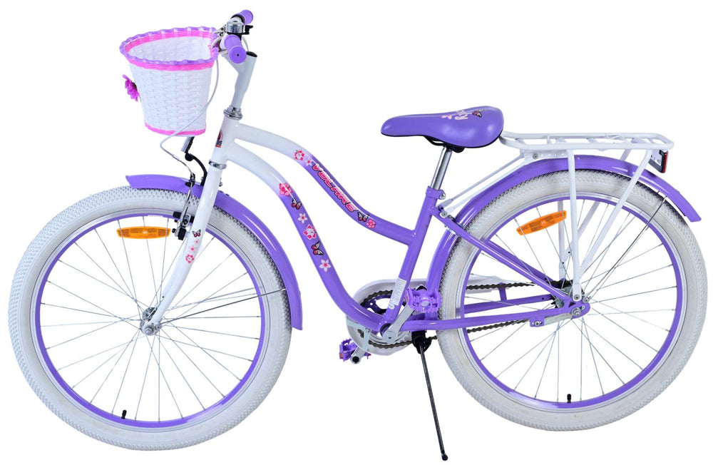 Joli vélo pour enfants Volare - filles - 24 pouces - violet