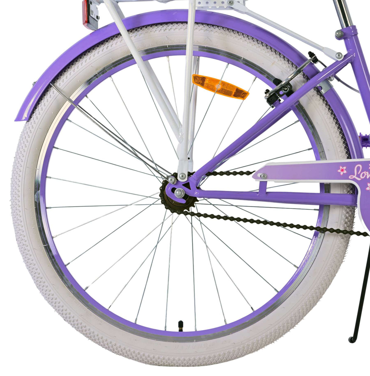 Volare joli vélo pour enfants - filles - 26 pouces - violet - deux freins à main