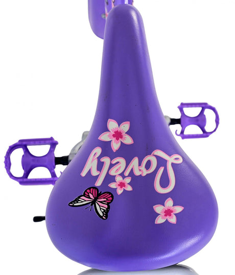 Volare joli vélo pour enfants - filles - 24 pouces - violet - deux freins à main