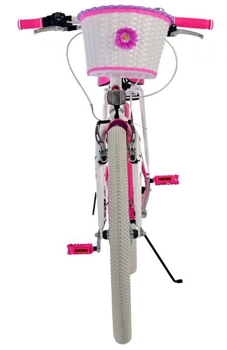 Joli vélo pour enfants Volare - filles - 24 pouces - rose - 7 vitesses
