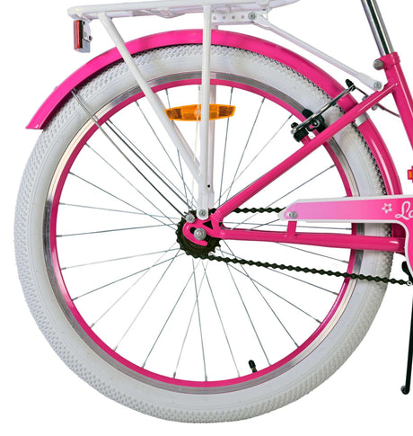 Volare joli vélo pour enfants - filles - 24 pouces - rose - deux freins à main