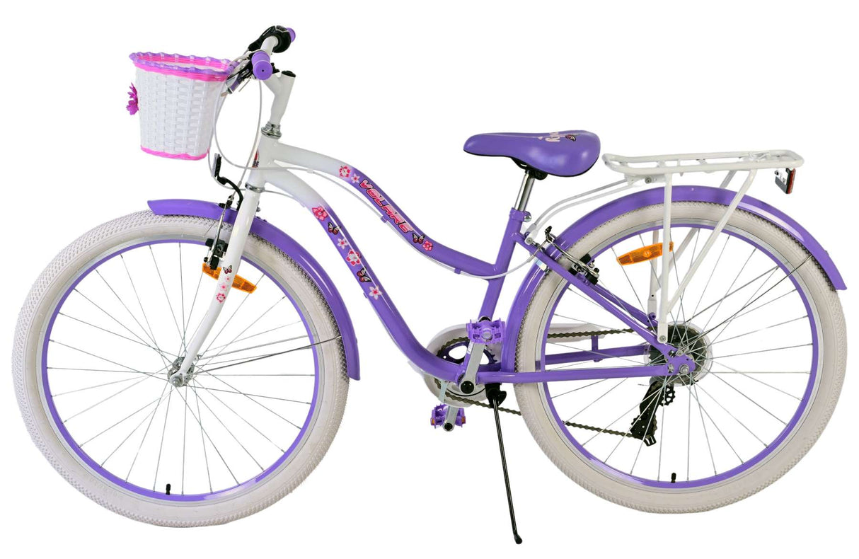Joli vélo pour enfants Volare - filles - 26 pouces - violet - 7 vitesses