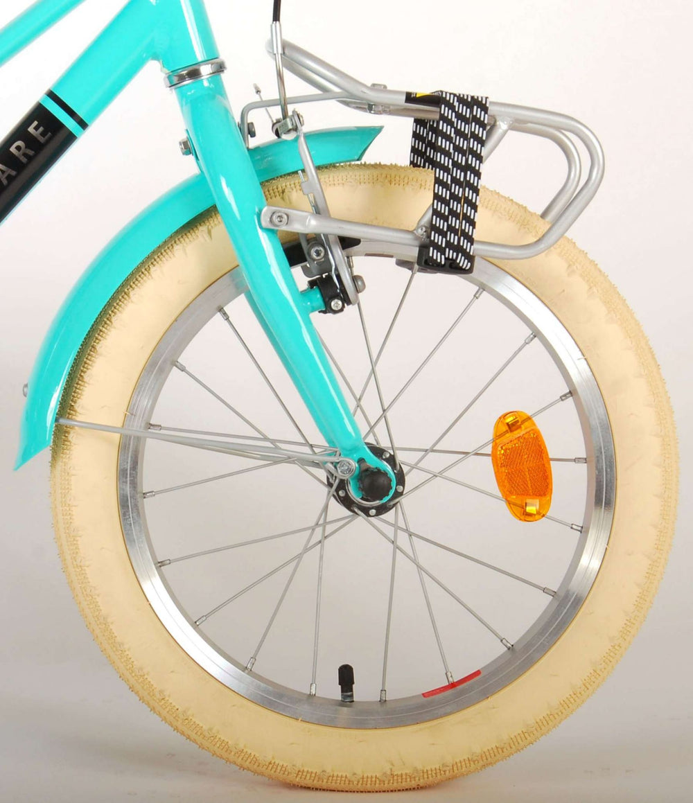 Volare Melody Children's Bicycle - Girls - 16 pouces - Turquoise - Collection Prime