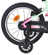 Volare milano kinderfiets - meisjes- 16 inch - mintgroen - twee handremmen