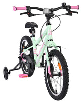 Volare milano kinderfiets - meisjes- 16 inch - mintgroen - twee handremmen