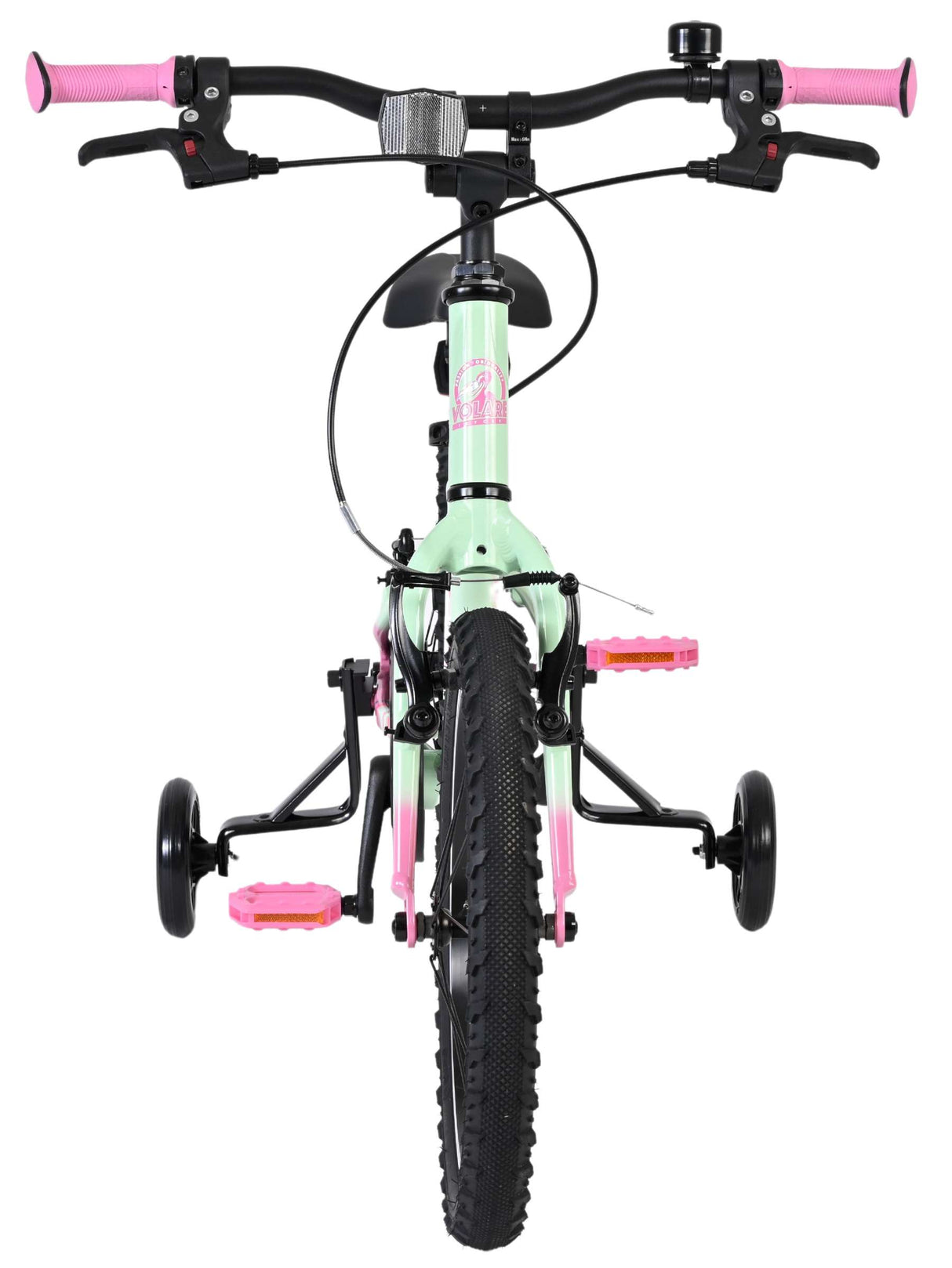 Volare milano kinderfiets - meisjes- 16 inch - mintgroen - twee handremmen