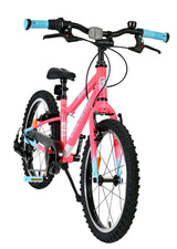 Volare milano kinderfiets - meisjes - 18 inch - roze - 6 speed - twee handremmen