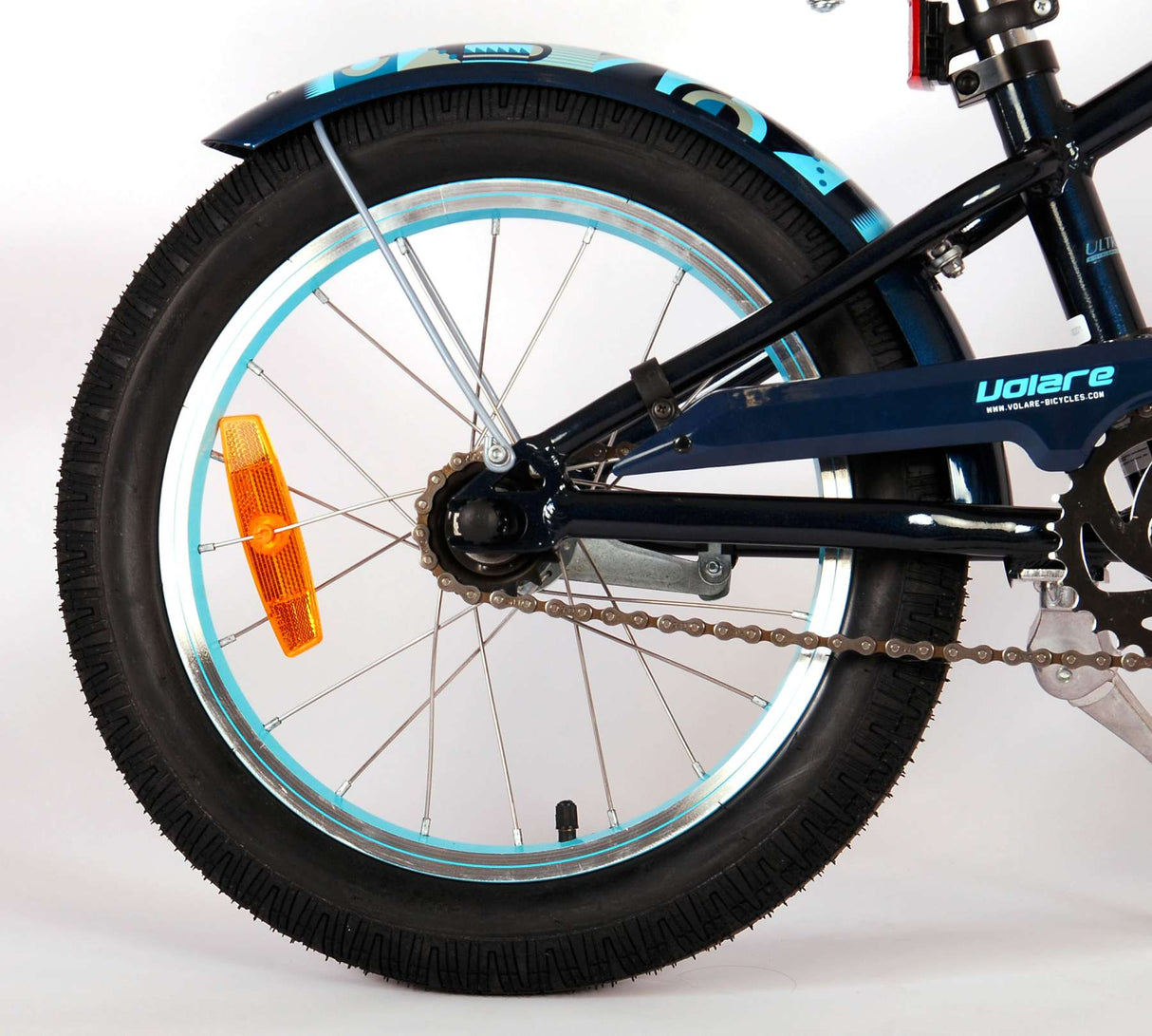 Volare Miracle Cruiser Children's Bicycle - Boys - 16 pouces - Matt Blue - Prime Collection