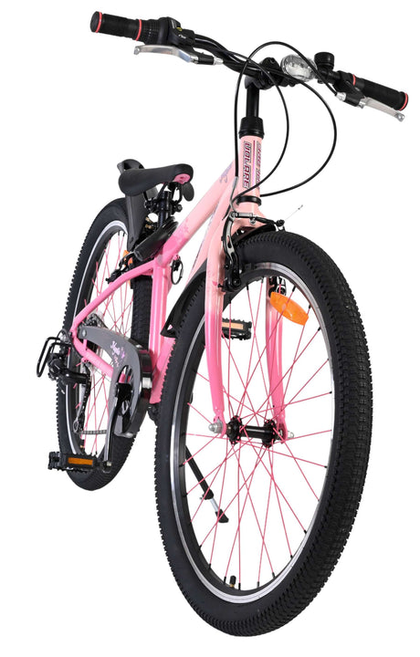 Vélo pour enfants Volare mystic - 24 pouces - rose - 7 vitesses