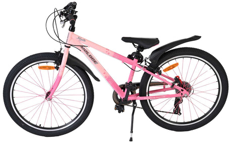 Vélo pour enfants Volare mystic - 24 pouces - rose - 7 vitesses