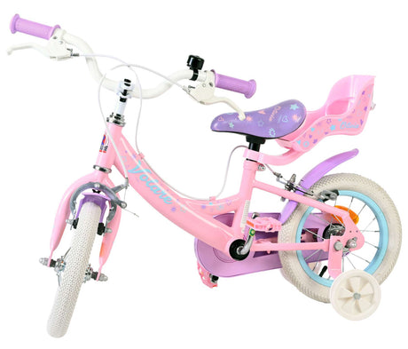 Vélo pour enfants Volare Olivia - filles - 12 pouces - rose - deux freins à main