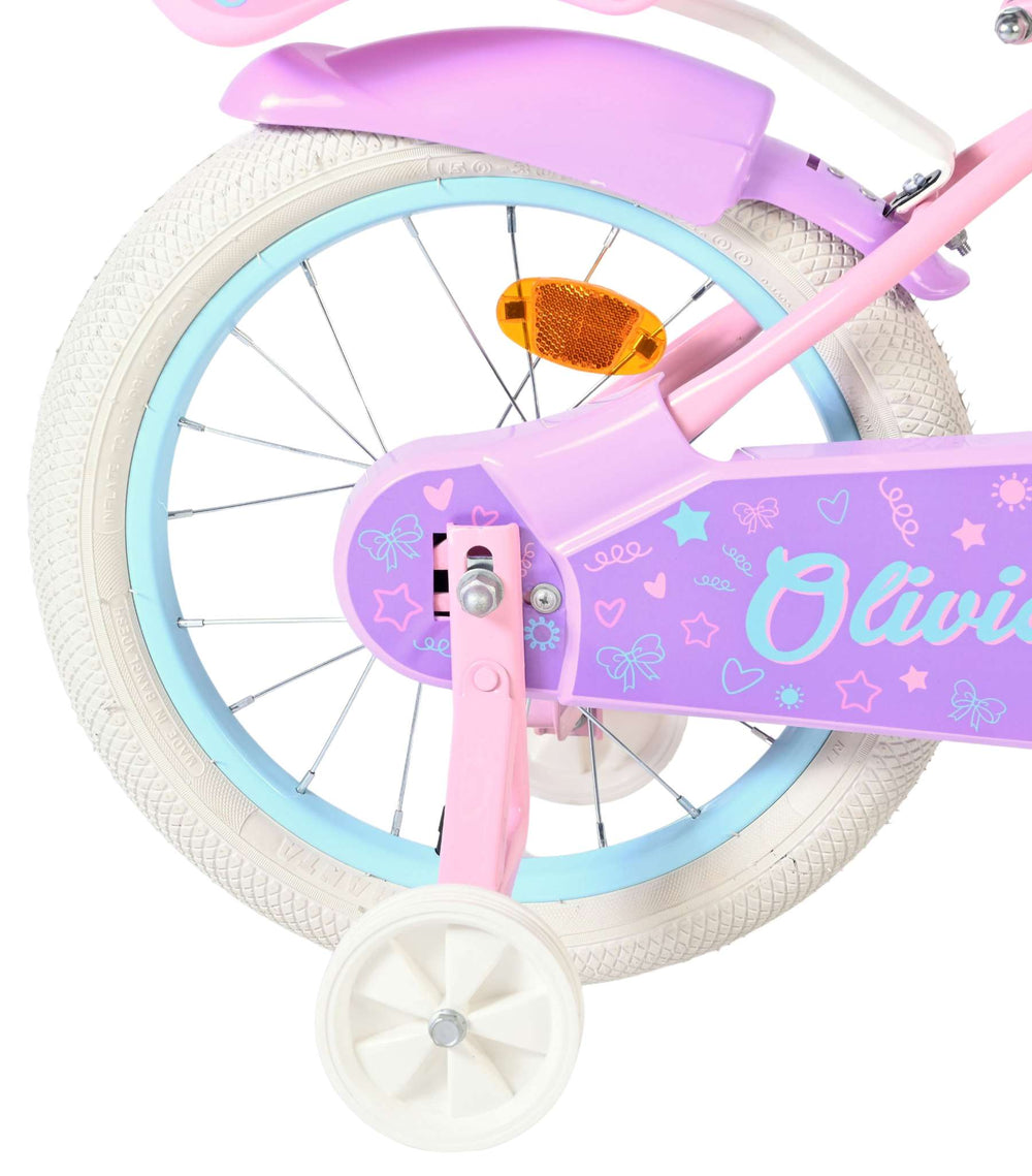 Vélo enfant Volare Olivia - filles - 16 pouces - rose