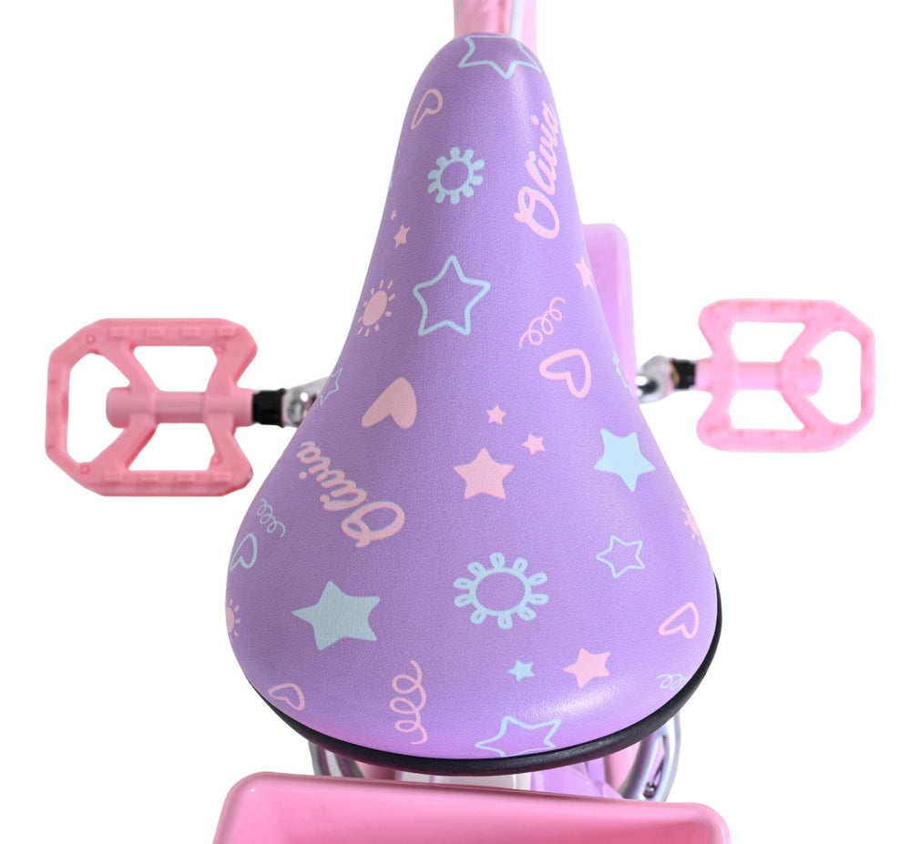 Vélo pour enfants Volare Olivia - filles - 16 pouces - rose - deux freins à main
