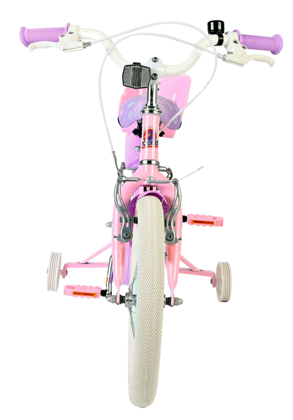 Vélo pour enfants Volare Olivia - filles - 16 pouces - rose - deux freins à main