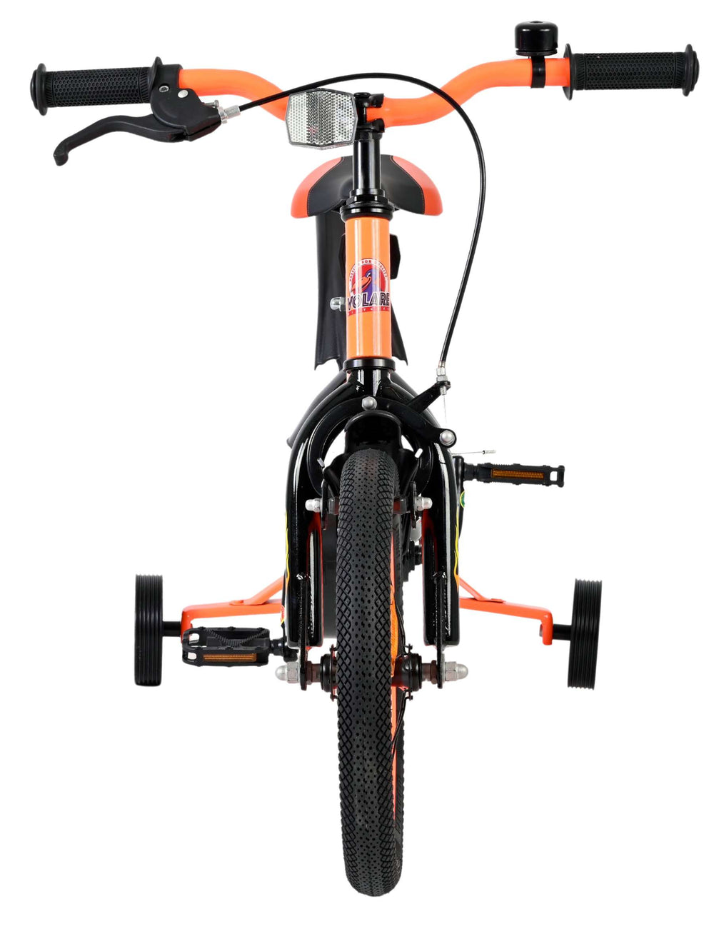 Volare strike kinderfiets - jongens - 14 inch - zwart oranje
