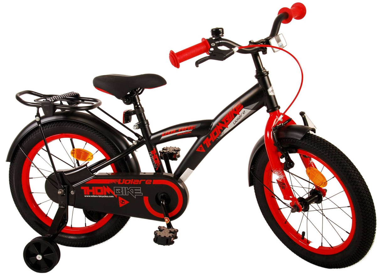 Volare Thombike Kinderfiets Jongens 16 inch Zwart Rood