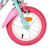 Vélo enfant Volare licorne - filles - 12 pouces - vert - deux freins à main