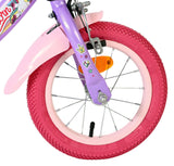 Vélo enfant licorne Volare - filles - 12 pouces - violet