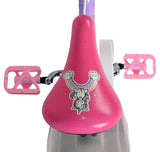 Vélo enfant Volare licorne - filles - 12 pouces - violet - deux freins à main