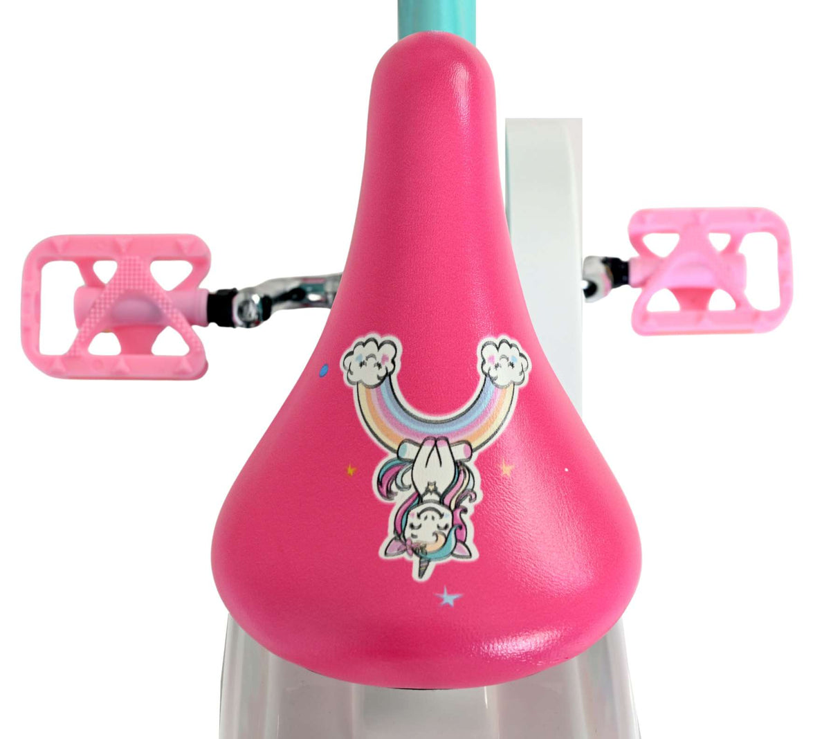 Vélo enfant licorne Volare - filles - 14 pouces - vert