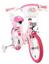 Vélo enfant Volare licorne - filles - 14 pouces - rose - deux freins à main