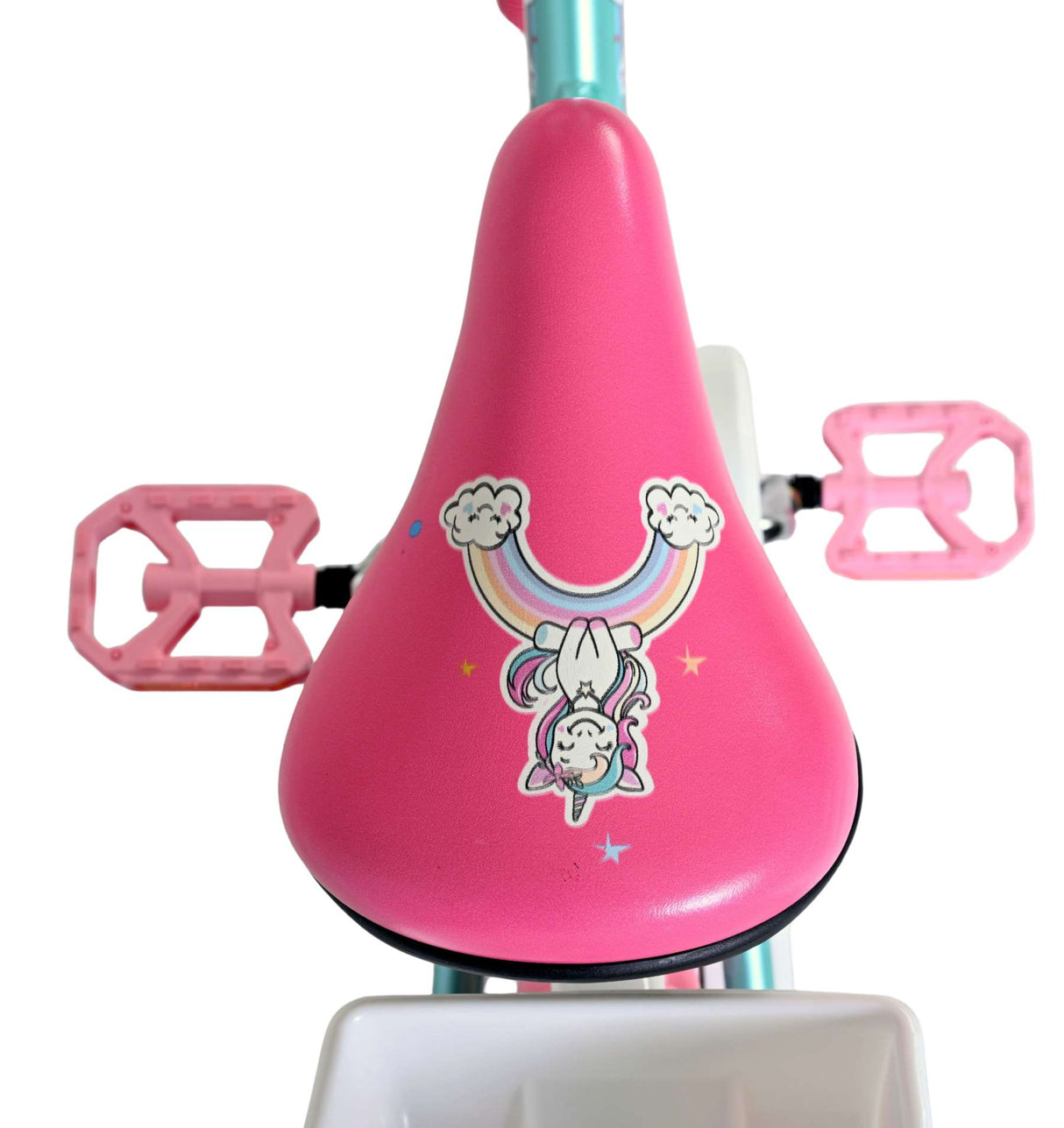 Vélo enfant Volare licorne - filles - 16 pouces - vert