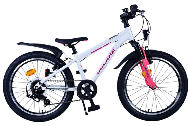 Volare XC Race Children's Bicycle - 20 pouces - 7 vitesses - Rose blanc