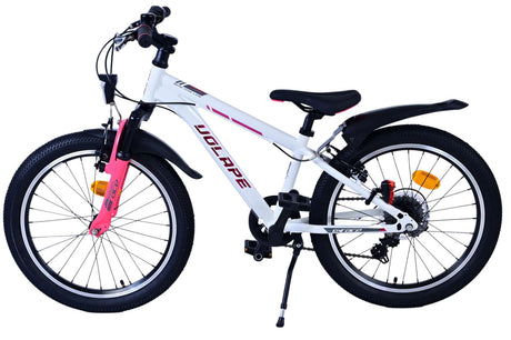 Volare XC Race Children's Bicycle - 20 pouces - 7 vitesses - Rose blanc