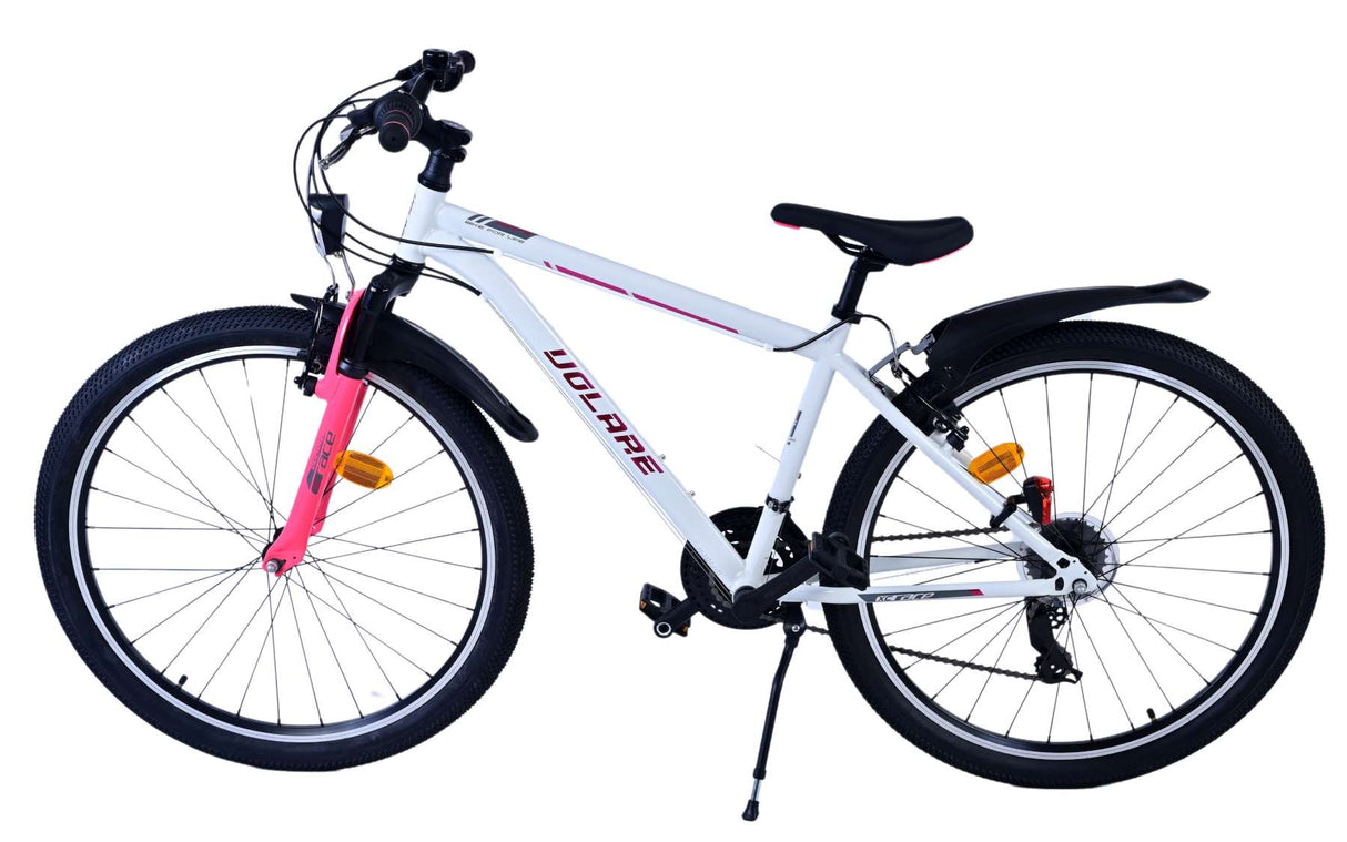 Volare XC Race Children's Bicycle - 26 pouces - 21 vitesses - Rose blanc