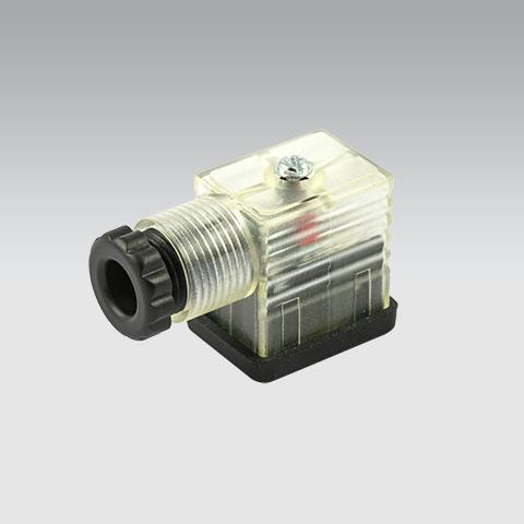 Bouchon de travail en métal transparent 22mm LED 24v