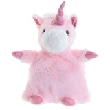 Licorne peluche micro-ondes pack chauffant lavande blé