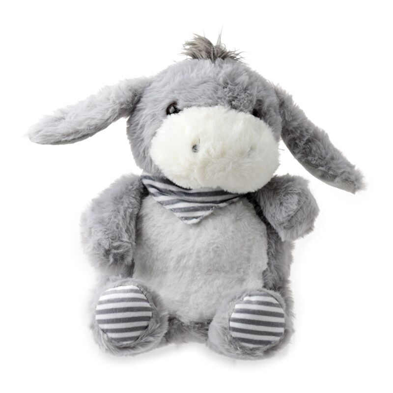 Donkey Snuggables Pack chauffant en peluche pour micro-ondes Blé lavande