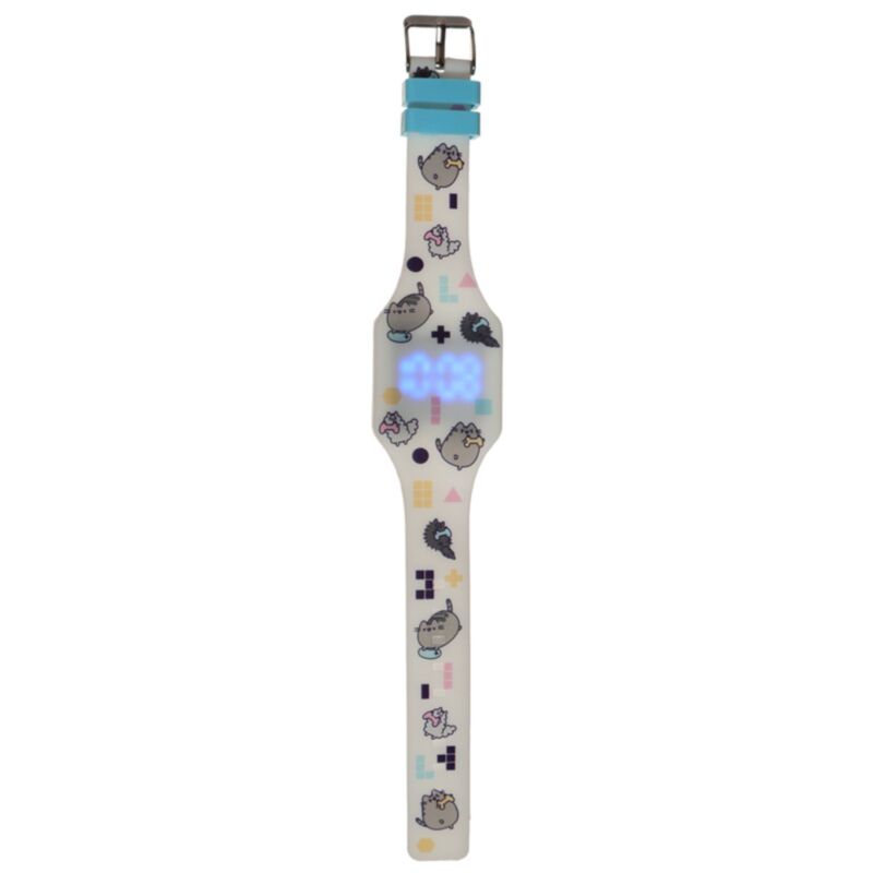 Montre numérique en silicone chat Pusheen