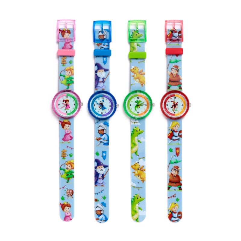 Montre analogique chevaliers dragons