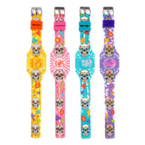 Montre numérique en silicone Dia de los muertos
