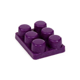 Eden lot de 6 cires fondantes prune cassis