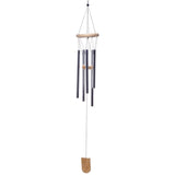 Carillon à vent en bois avec tubes métalliques 58cm