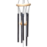 Carillon à vent en bois avec tubes métalliques 58cm
