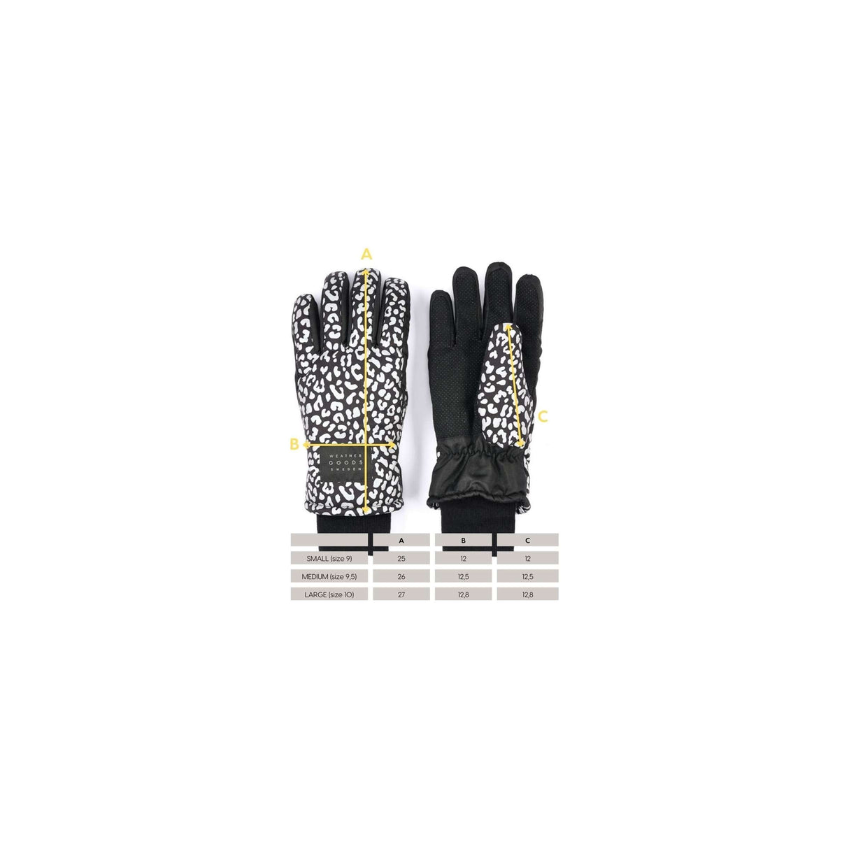 Weathergoods Sweden Ref. Gants Luna Leopard L