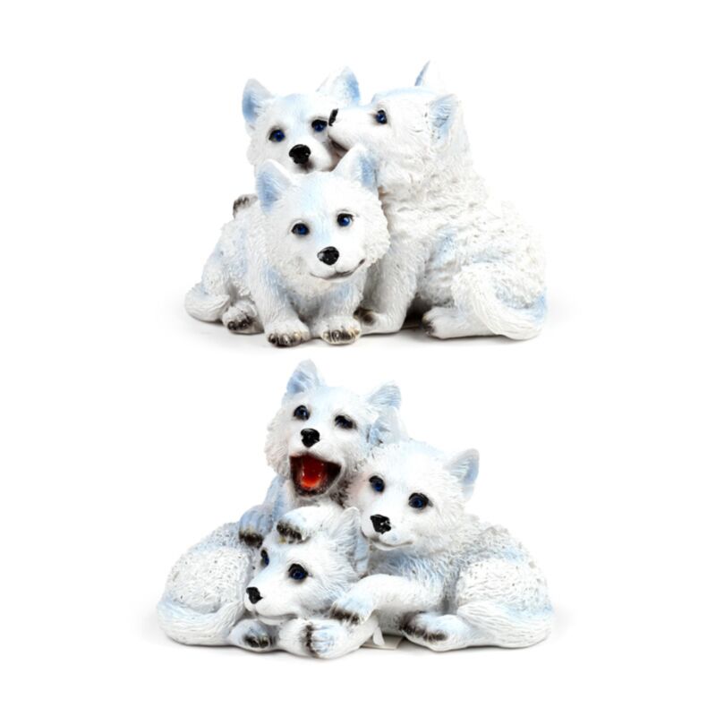 Trio de chiots loups