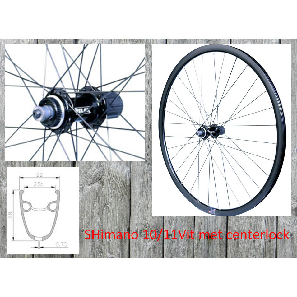 Velox arrière Velox 28 11v QR Hybride Gravel Disc CL 135 mm