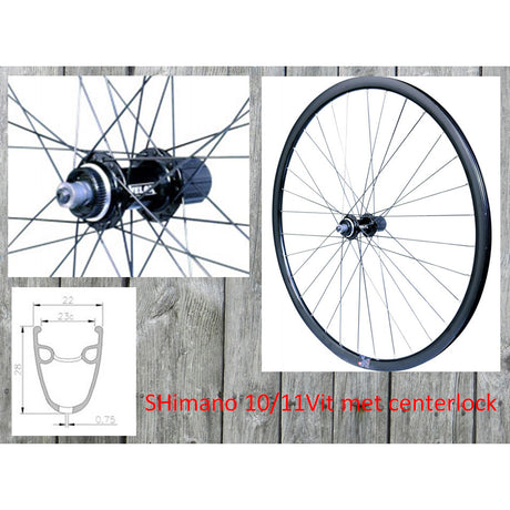 Velox arrière Velox 28 11v QR Hybride Gravel Disc CL 135 mm