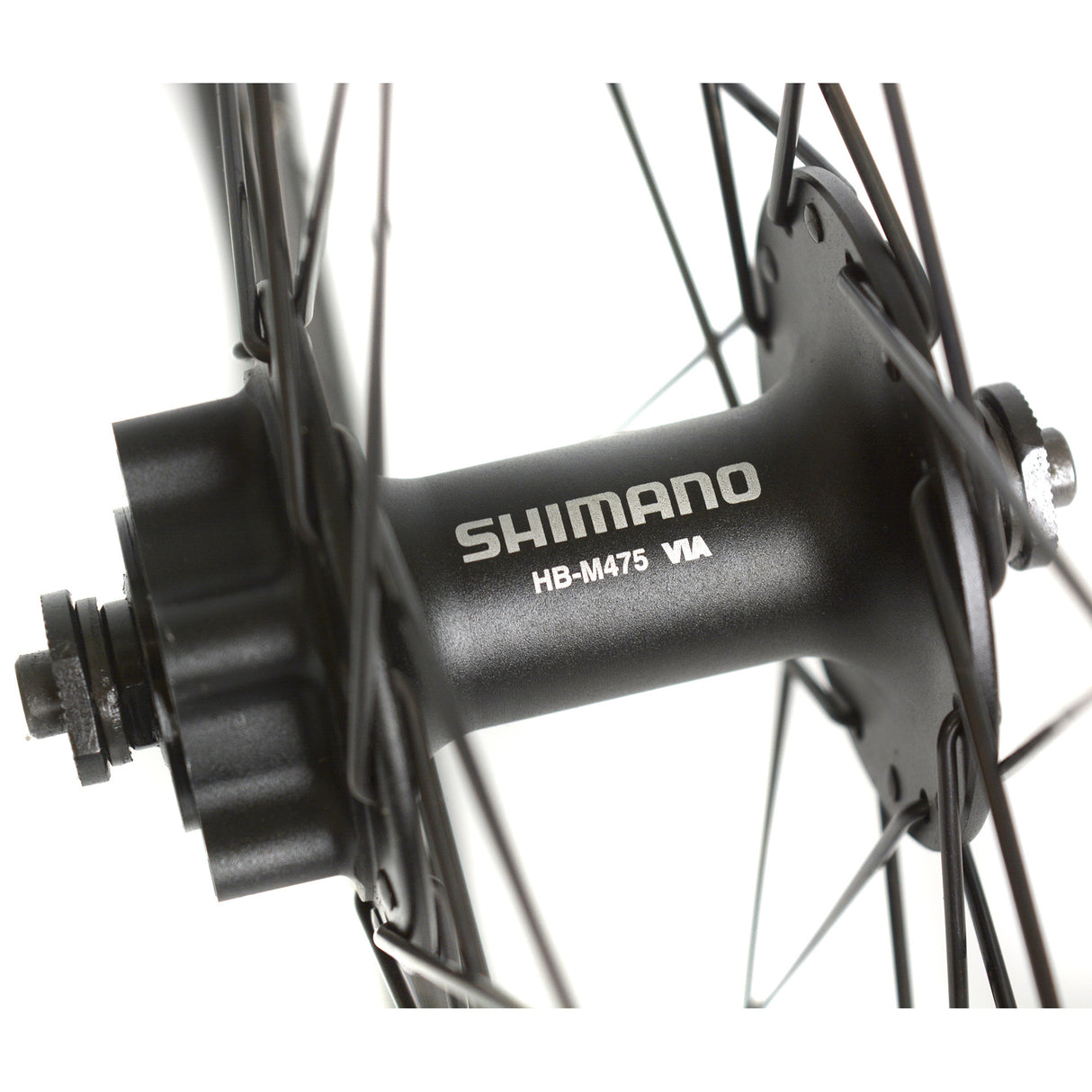Roue avant Velox 28 gravier 19 disque shimano m475 100mm qr