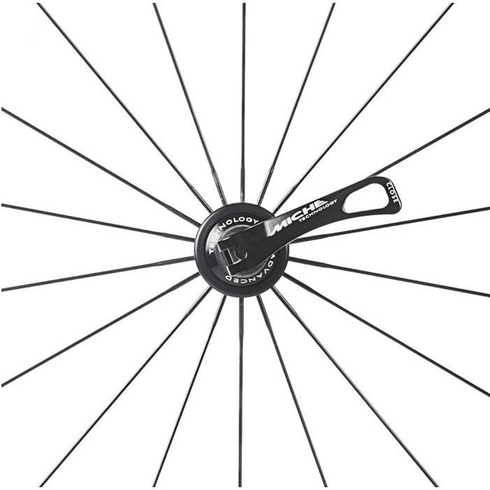 Paire de roues Miche néon shimano 11v (fil) qr