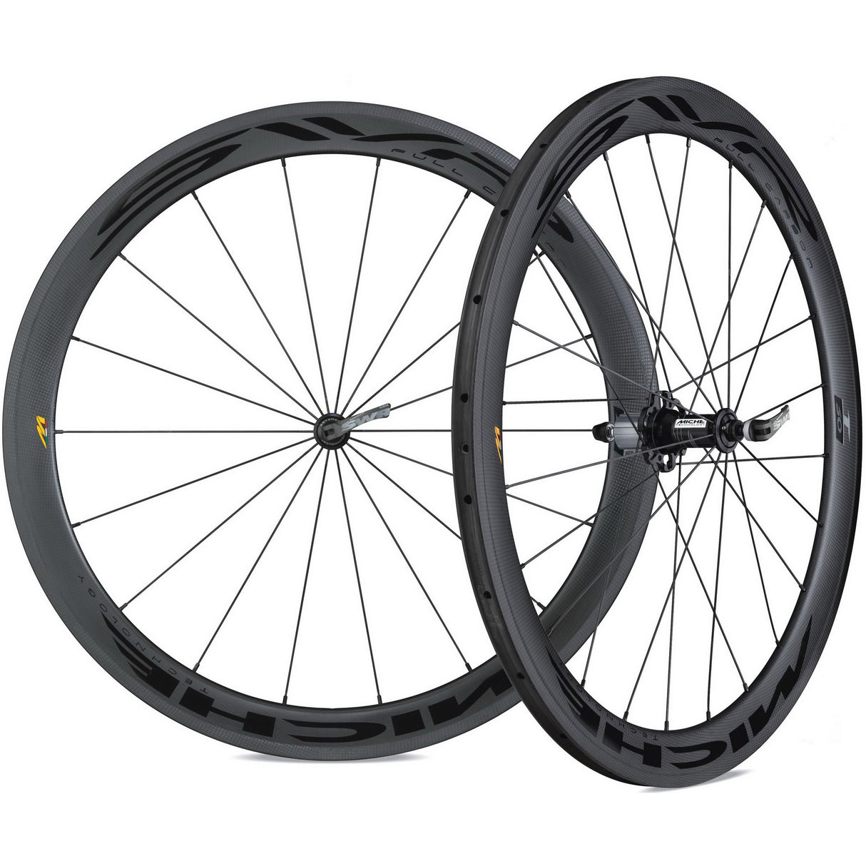Paire de roues Miche swr full carbone 50 50 noir shimano