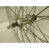 Roue arrière Roland 28-15 8-13 8 622 cass 7v axe plein zac-2000 argent