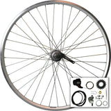 Roue arrière Roland 28 nexus 3s rn zac 2000 rayons inox argent
