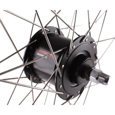 Roland Rouge avant 28 x 1 5 8 x 1 3 8 pouces hub dynamo noir